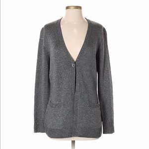 Lafayette 148 New York Grey Cardigan
